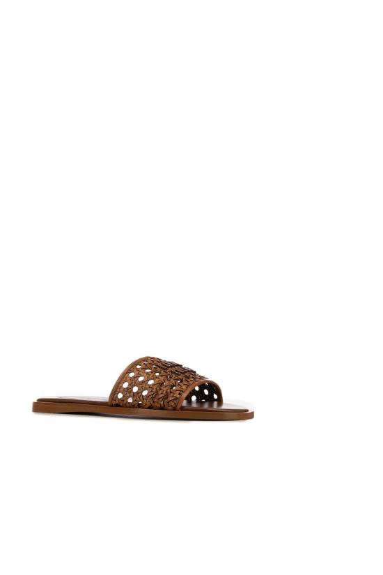 26FW 미우미우 뮬/슬리퍼 5XX682F0053ZN7 F0046 Cognac - MIU MIU
