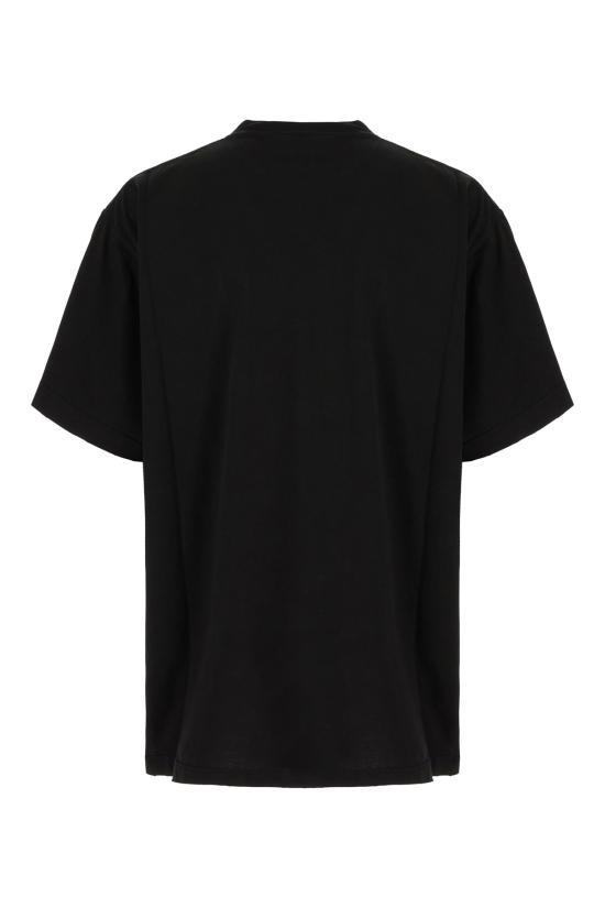 26FW 발렌시아가 디 어드레스 미디엄 핏 티셔츠 764235TUVO6 1041 FADED WASHED BLACK - BALENCIAGA