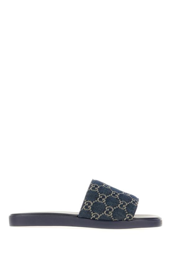 26FW 구찌 슬라이드 샌들 슬리퍼 871685FAF4Y 4740 DENIM