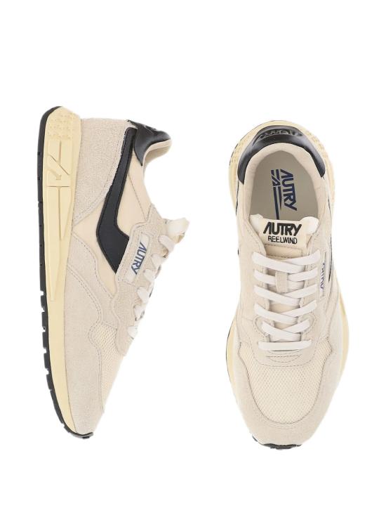 26FW 오트리 릴윈드 로우 나일론 스웨이드 스니커즈 WWLM UT60 Beige - AUTRY