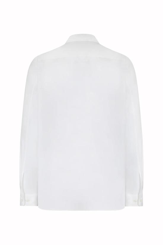 25FW 유밋 베넌 긴팔 셔츠 QSM2247P14200001 WHITE - UMIT BENAN