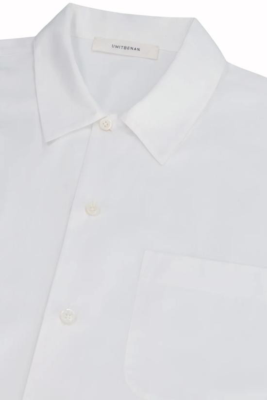 25FW 유밋 베넌 긴팔 셔츠 QSM2247P14200001 WHITE - UMIT BENAN