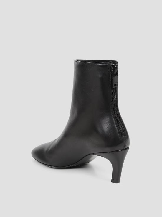 26FW 토템 스틸레토 힐 지퍼 앵클 부츠 263WAS0354LE0231 001 BLACK - TOTEME