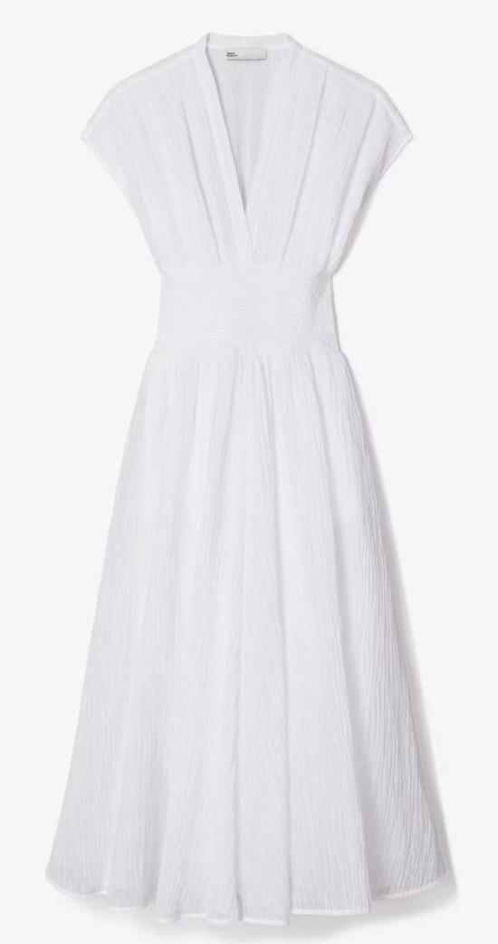 26SS 토리버치 롱 원피스 183135 100 WHITE