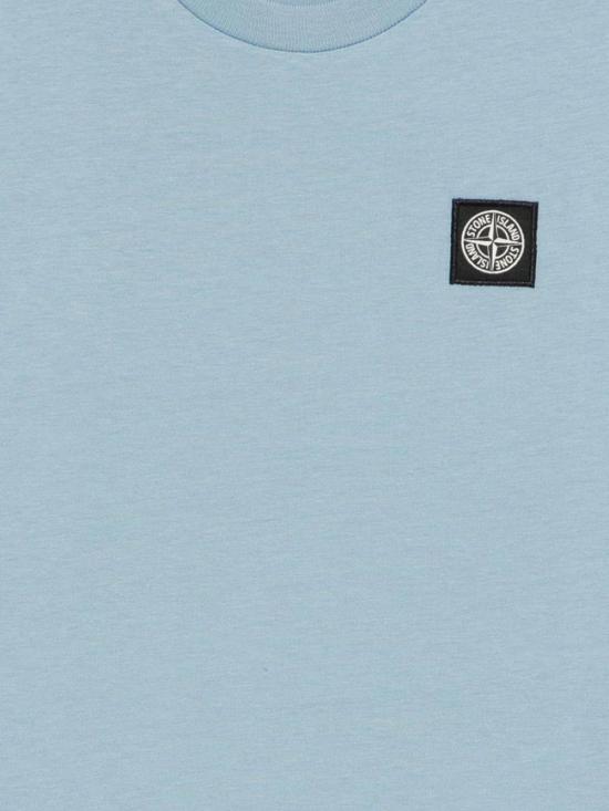 26SS [키즈] 스톤 아일랜드 티셔츠 L1S162100002S0047 V004A DUST BLUE - STONE ISLAND