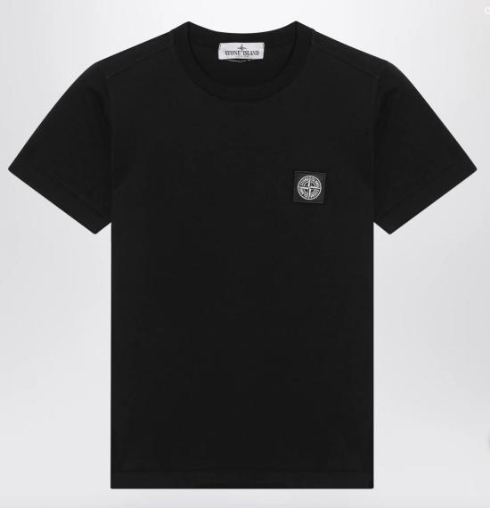 26SS [키즈] 스톤 아일랜드 티셔츠 L1S162100002S0047 V0029 BLACK