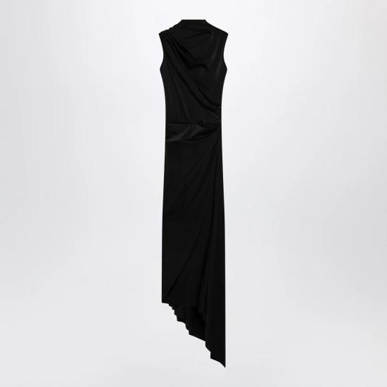 26SS 발렌시아가 롱 원피스 857338TRV97 1000 BLACK