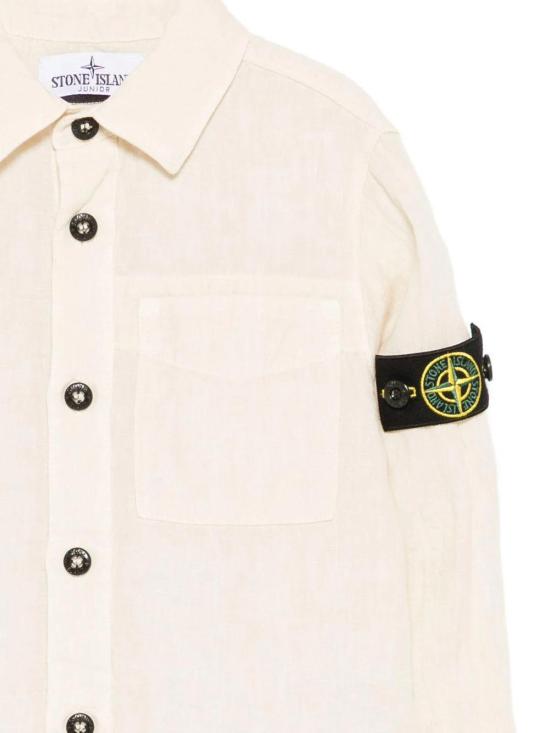 26SS [키즈] 스톤 아일랜드 셔츠 L1S161100003S0145 V0097 PLASTER - STONE ISLAND