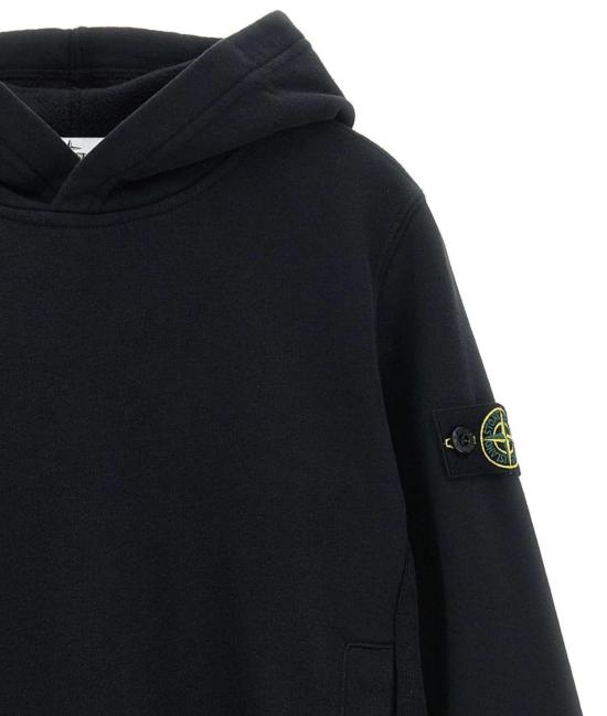 26SS [키즈] 스톤 아일랜드 니트/스웻셔츠 L1S166100014S0040 V0029 BLACK - STONE ISLAND