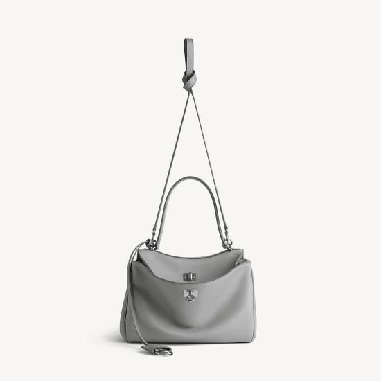 26SS 발렌시아가 로데오 스몰 핸드백 7897792AA4U 1142 CLOUD GREY