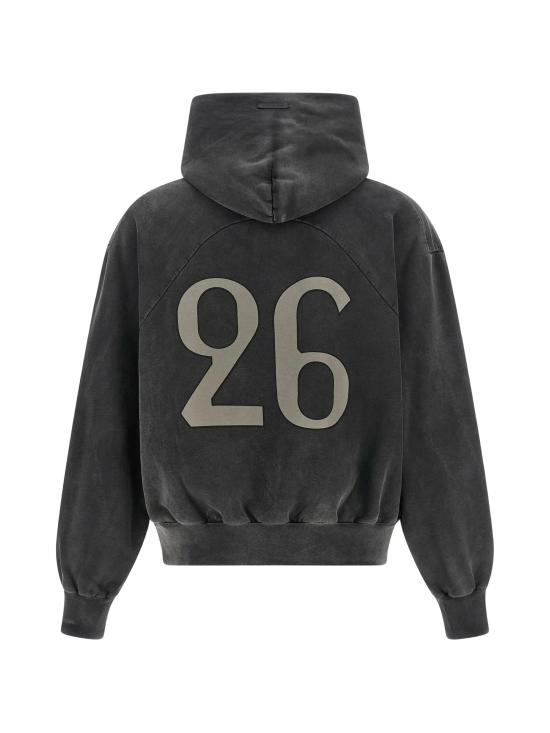 26SS 피어오브갓 후드 티셔츠 FG9M129936BHF OFF BLACK - FEAR OF GOD