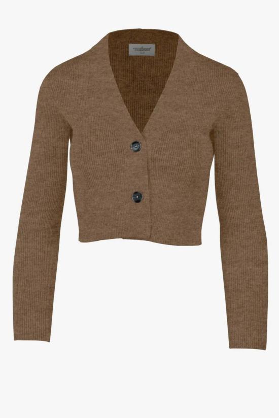  K. Becker 가디건 Regent Cropped Cardigan Chestnut