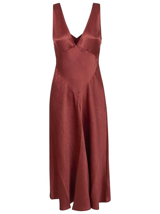 26SS 폴로 랄프로렌 미디 원피스 211A10973 001 Burgundy