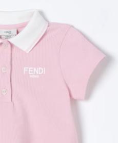26SS [키즈] 펜디 원피스 JFB819 5V0F1UL9 Rosa peony - FENDI