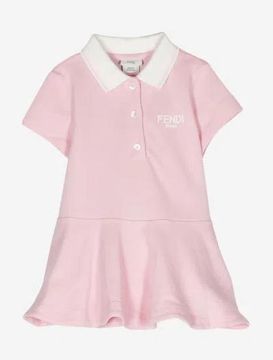 26SS [키즈] 펜디 원피스 JFB819 5V0F1UL9 Rosa peony