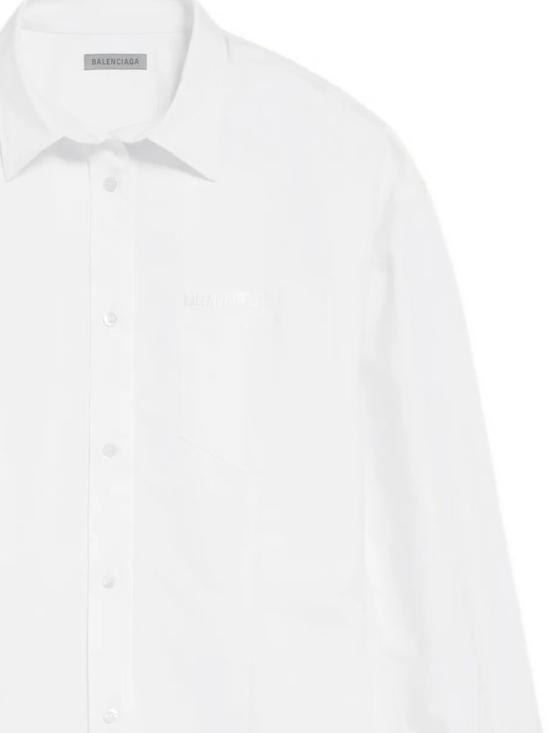 26SS 발렌시아가 클래식 셔츠 872318 TUM189000 WHITE - BALENCIAGA