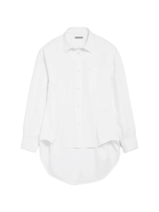 26SS 발렌시아가 클래식 셔츠 872318 TUM189000 WHITE
