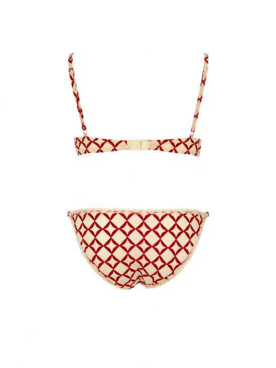 26SS 로라 우비나티 브라  I3R04ST 03 WHITE CORAL RED - LAURA URBINATI