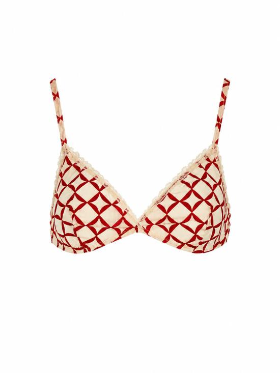 26SS 로라 우비나티 브라  I3R04ST 03 WHITE CORAL RED
