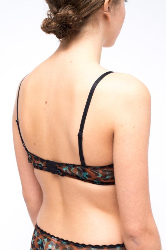 26SS 로라 우비나티 브라  I7R04RR 02 BROWN BROWN GREEN - LAURA URBINATI