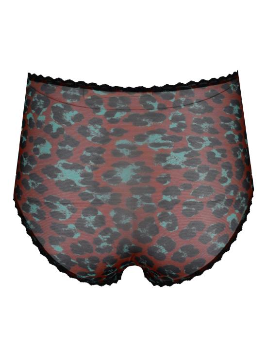 26SS 로라 우비나티 팬티  I7S01RR 02 BROWN AND BLACK LEO BLACK - LAURA URBINATI