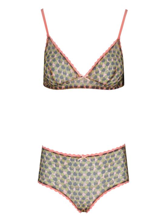 26SS 로라 우비나티 브라  I5R06RC 03 PINK GREEN - LAURA URBINATI