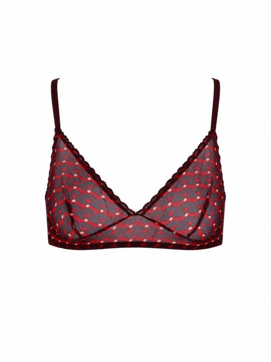 26FW 로라 우비나티 브라  I3R05RS 03 RED MULTICOLOR
