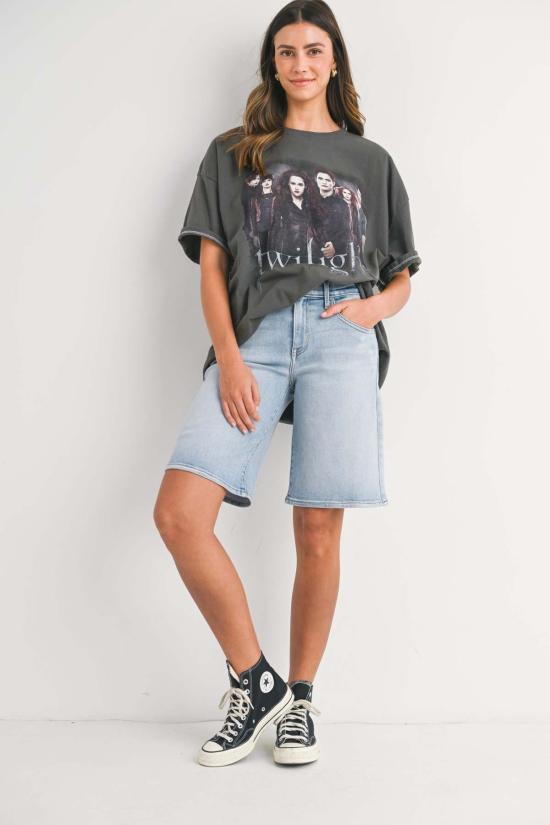  저스트 블랙 데님 데님 숏팬츠 BH492J BLUE - JUST BLACK DENIM