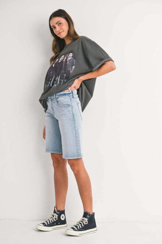  저스트 블랙 데님 데님 숏팬츠 BH492J BLUE - JUST BLACK DENIM