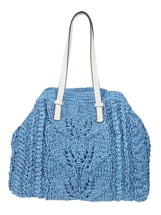 26SS 에르마노 설비노 토트백 D483S311 FMRDM Blue - ERMANNO SCERVINO