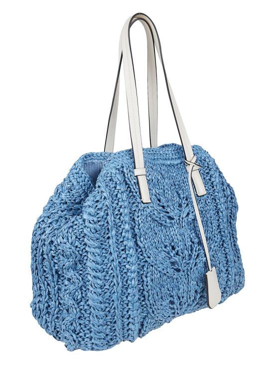 26SS 에르마노 설비노 토트백 D483S311 FMRDM Blue - ERMANNO SCERVINO