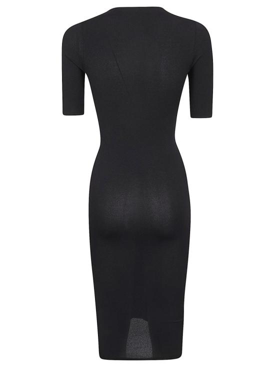 26SS 발렌티노 가라바니 미디 원피스 BKD15L A8N Black - VALENTINO GARAVANI