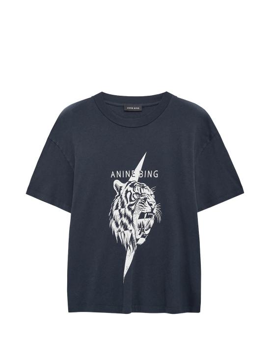26SS 애니빙 반팔 티셔츠 A0812514VTG3 BLACK CREAM