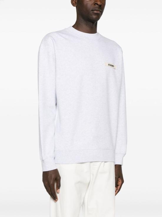 26FW 자크뮈스 그로그랭 스웨트 셔츠 SSM00206AJ00126 950 Grigio - JACQUEMUS