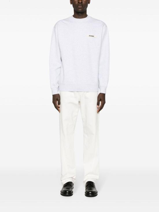 26FW 자크뮈스 그로그랭 스웨트 셔츠 SSM00206AJ00126 950 Grigio - JACQUEMUS
