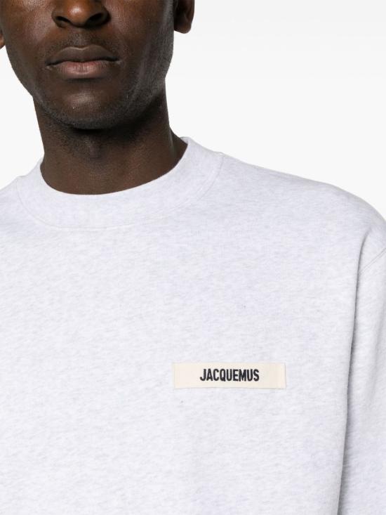 26FW 자크뮈스 그로그랭 스웨트 셔츠 SSM00206AJ00126 950 Grigio - JACQUEMUS