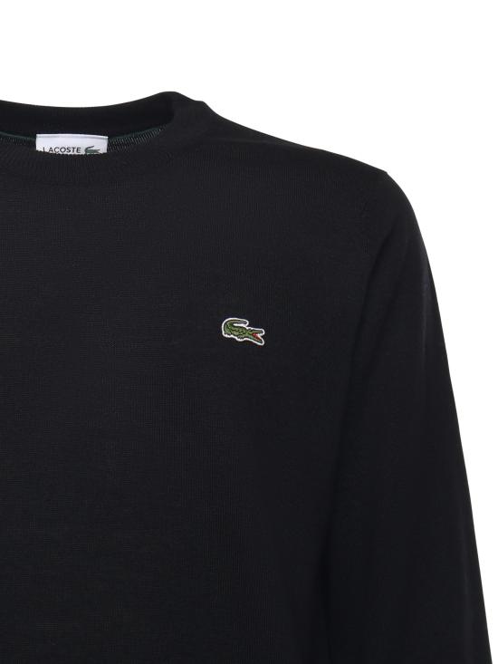 26FW 라코스테 스웨터 AH3225 031 BLACK - LACOSTE