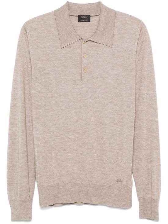 26FW 브리오니 폴로 티셔츠 UMR30L P1K829700 BEIGE