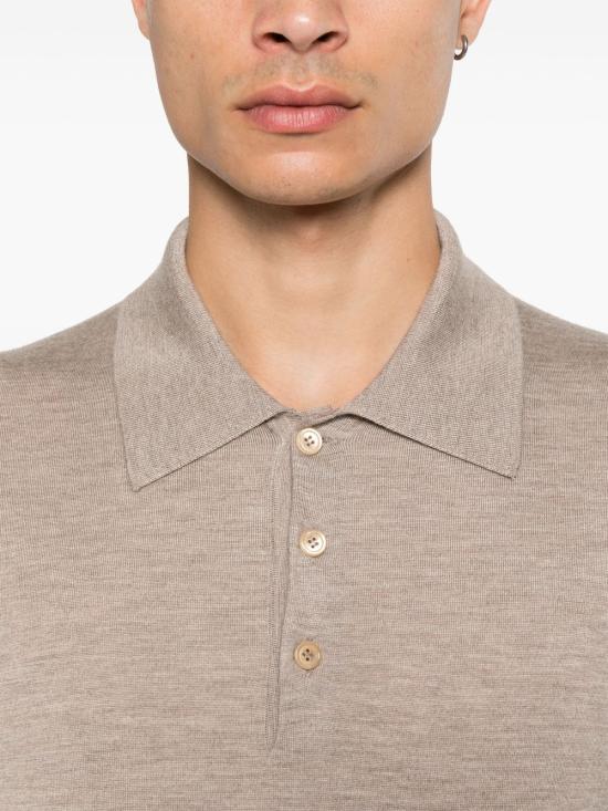 26FW 브리오니 폴로 티셔츠 UMR30L P1K829700 BEIGE - BRIONI