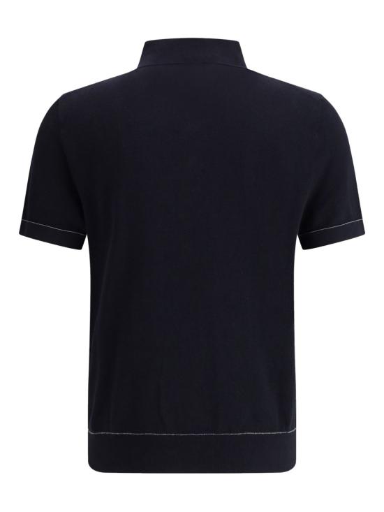 26FW 브리오니 폴로 티셔츠 UMR20O P0K154112 NAVY - BRIONI