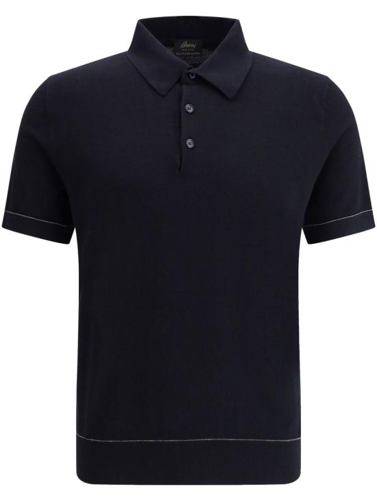 26FW 브리오니 폴로 티셔츠 UMR20O P0K154112 NAVY