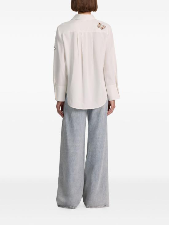 26FW 앨리스 앤 올리비아 셔츠 CC606E15031 T267 WHITE - ALICE & OLIVIA