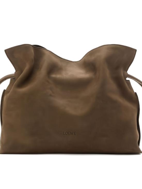 26FW 로에베 미디움 플라멘코 클러치 A411FC1XDT 6423 BROWN - LOEWE