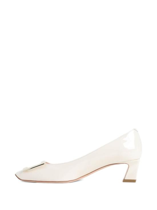26FW 로저비비에 트럼펫 메탈 버클 펌프스 RVW44815280 D1PC019 POWDER - ROGER VIVIER