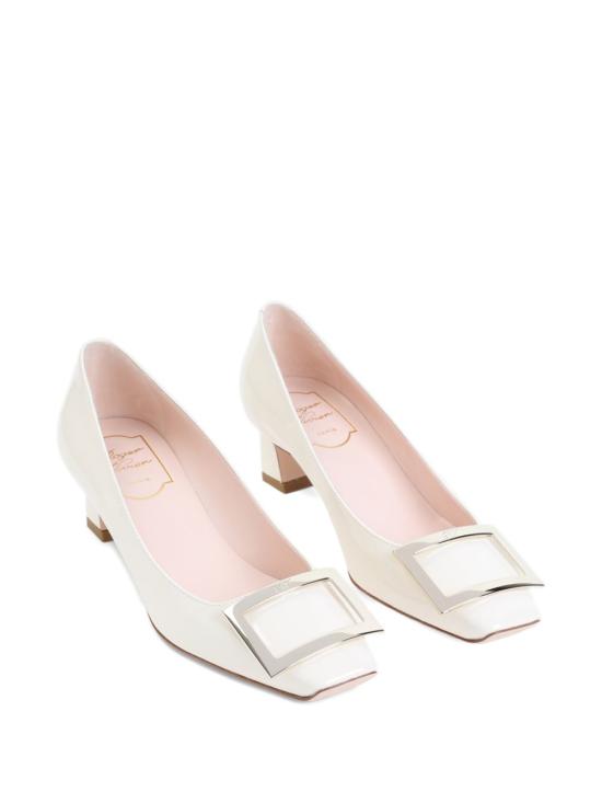 26FW 로저비비에 트럼펫 메탈 버클 펌프스 RVW44815280 D1PC019 POWDER - ROGER VIVIER