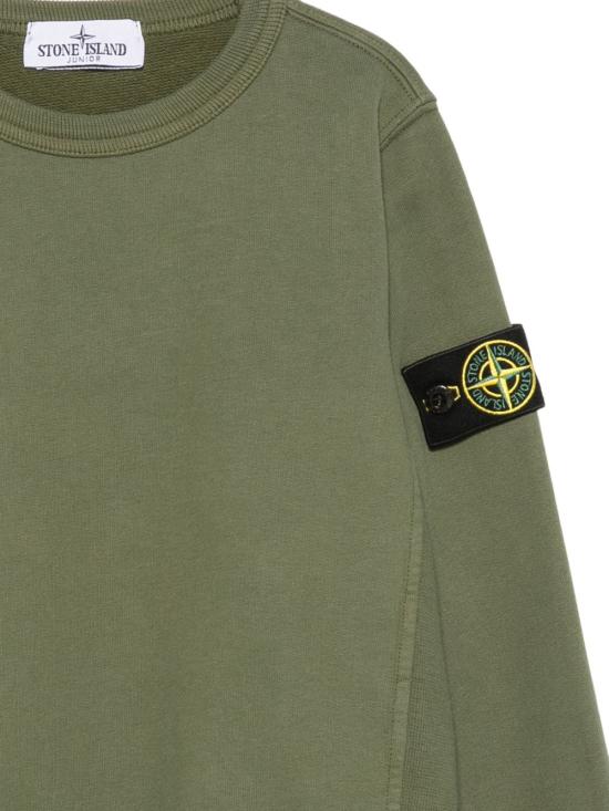 26FW [키즈] 스톤 아일랜드 캐시미어 니트 L2S166100001 S0A20V005G Military green - STONE ISLAND