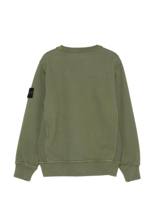 26FW [키즈] 스톤 아일랜드 캐시미어 니트 L2S166100001 S0A20V005G Military green - STONE ISLAND