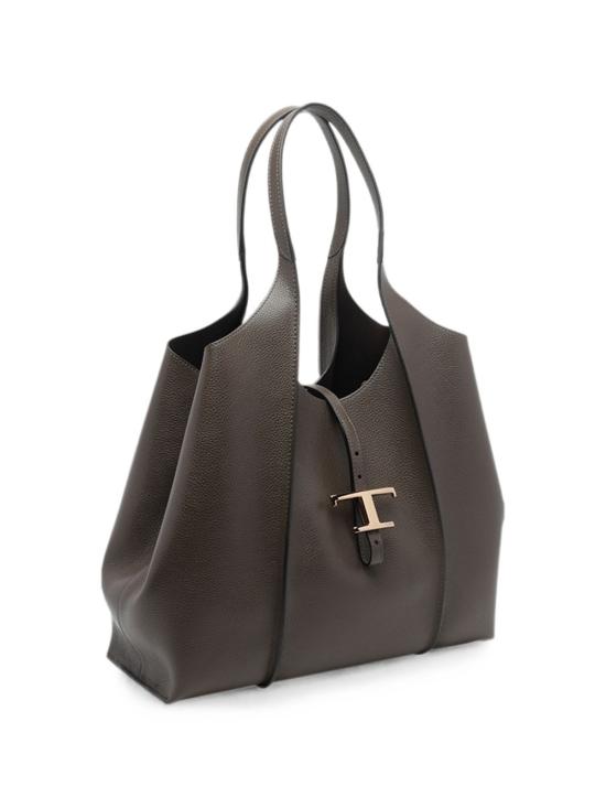 26FW 토즈 T 타임리스 미니 쇼핑백 XBWTSBA0300 XSOB208 BROWN - TODS