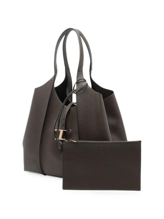 26FW 토즈 T 타임리스 미니 쇼핑백 XBWTSBA0300 XSOB208 BROWN - TODS