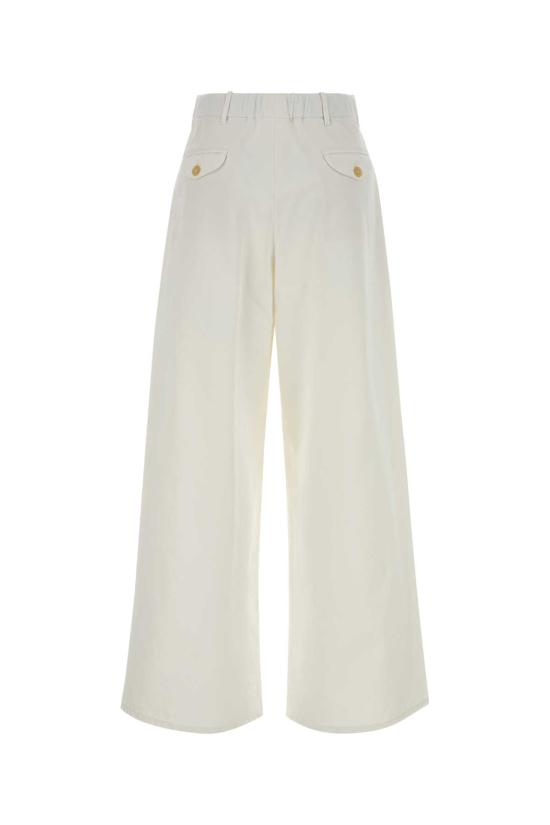 26FW 질샌더 스트레이트 팬츠 J02KA0408J45369 100 White - JIL SANDER